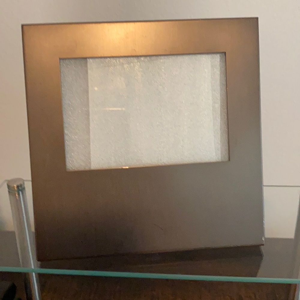 - Metal Picture frame   3”Hx 4 1/2”W